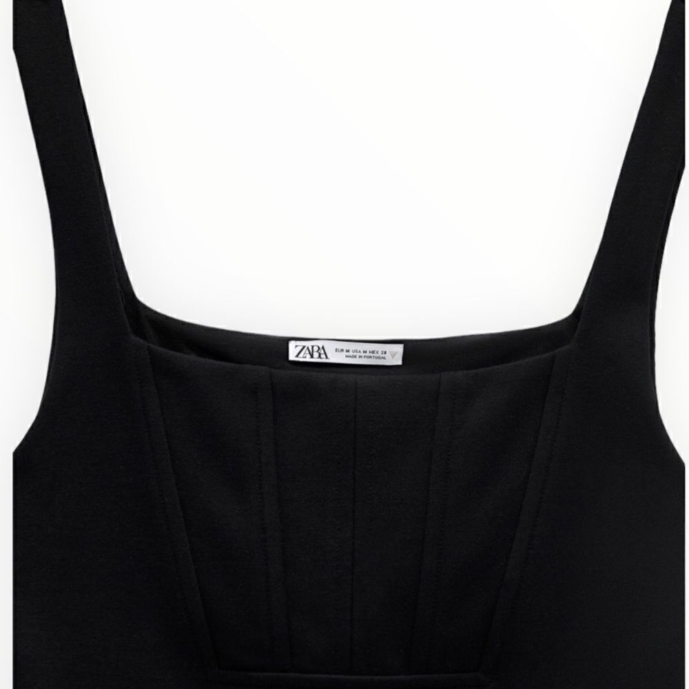 ZARA | Black | MINI DRESS - Picture 4 of 5